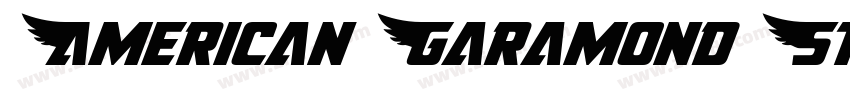 American Garamond St字体转换